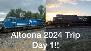 Altoona 2024 Trip Day 1!! Tons of action awesome engineers and more!!