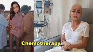 Hina Khan Hospitalzed for Chemotherapy Session and lost all her Hair | Emotional Video