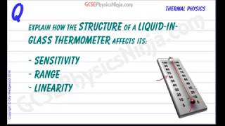 The Liquid in Glass Thermometer - How it Works