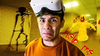 I WENT INTO THE BACKROOMS! | Noclip VR