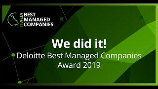 Custom received the Best Managed Companies Award