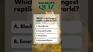 Wildlife week quiz|solved|top questions|No.1