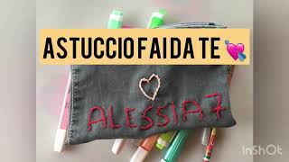 COME FARE UN ASTUCCIO \\IN JEANS \\FAI DA TE ||#BACKTOSCHOOL