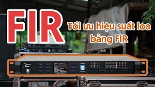 CD48RTS | Tối ưu hiệu suất hệ thống loa bằng FIR trên crossover CD48RTS của DBACOUSTIC