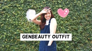 My Genbeauty OOTD - Pinafore Overall Dress Urban Outfitters