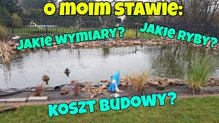 JAKIE WYMIARY MA MÓJ STAW? | ryby, koszt budowy, głębokość | oczko wodne | life fishing