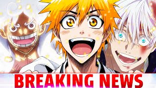 HUGE GREAT BLEACH NEWS, Jujutsu Kaisen Author Speaks on Finale + Season 3, One Piece Creator Admits