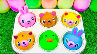 Satisfying Video l Magic Princess Paint Balls with How To Make Rainbow Lollipop Candy Playdoh ASMR