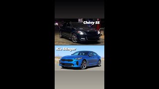 Chevy SS vs Kia Stinger (mods in desc)