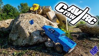 Epic RC Rock Crawler and Bouncer Competition on a Ski Hill