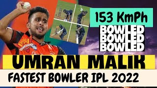 Umran Malik Bowled Fastest bowler India | IPL 2022 fastest Bowler| SRH Bowling