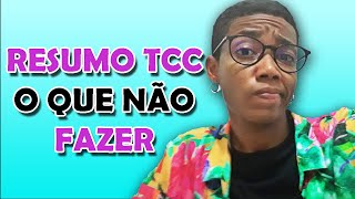 Como fazer resumo de TCC no word 2020