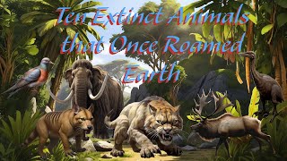 Ten Extinct Animals that Once Roamed Earth