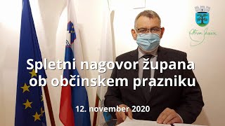 Spletni nagovor župana ob občinskem prazniku