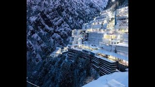 Snow fall at Shri Mata Vaishno Devi Bhawan