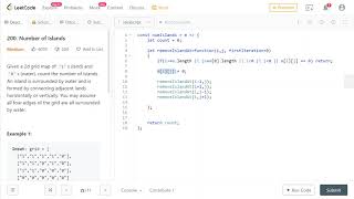 LeetCode 200. [Medium] Number of Islands