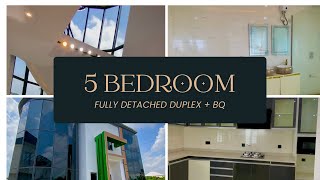 Inside a 5-bedroom fully detached duplex with swimming pool, cinema room, gym room in Lagos Nigeria