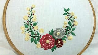 Hand Embroidery, an easy hand embroidery pattern