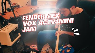 Fender Standard Mex + Vox AC4TVmini + JHS 3 Series Reverb