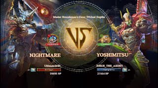 Soul Calibur 6: Ranked Match 211 (Nightmare VS JOSUE_THE_AGONY)