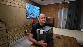 Расспакова Xbox Series X в моем Питерском кабинете