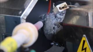 Plastic injection molding machinery cleaning - SMART PRO - Dry Ice Blasting