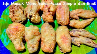 CUKUP 2 BAHAN SAJA BISA BUAT Ayam Goreng Tepung | Ayam Goreng Simple Dengan Rasa Enak & Garing