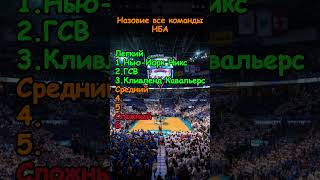 НАЗОВИ ВСЕ КОМАНДЫ НБА | Часть 2 #nba #нба #basketball  #викторина