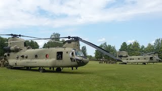 USAF CH-47 Exfil Exercise Joint with LT Infantry