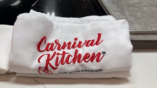 Carnival Kitchen Cooking Class -brunch on the Celebration