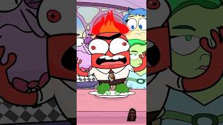 INSIDE OUT FOOD MUKBANG (Inside Out 2 Animation)#shorts #youtubeshorts