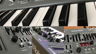 Roland Boutique SH-01A and TR-09 (minimal jam)