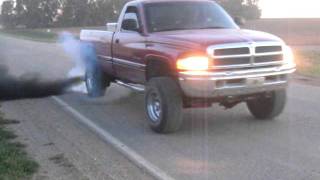 Dordt College Boredom - Cummins smoke/burnout launch