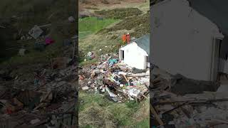 Devastating Footage: Homes on the Brink of Collapse into the Sea - Drone Captures Hemsby Destruction