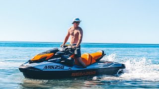 OUR BRAND NEW JETSKI! Incredible Wahoo Story (Sharks Everywhere) Catch n Cook