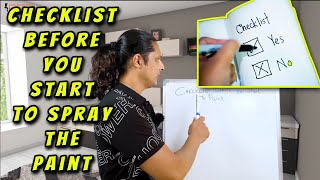 Ultimate Checklist Before You Start to Spray Paint! | चेकलिस्ट पेंटिंग शुरू करने से पहले