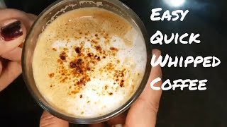 Homemade Frothy Cappuccino | Indian Cappuccino | Beaten Coffee