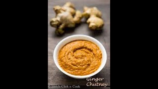 Ginger chutney making in chettinad style