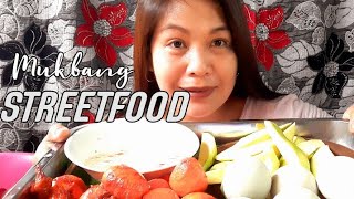 Mukbang Streetfood with my bunso|Mukbang|Geng Castillo