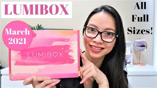 LUMIBOX MARCH 2021 BASE BOX UNBOXING – AUSTRALIAN SUBSCRIPTION BOX ALL FULL-SIZE PRODUCTS!! #LUMIBOX