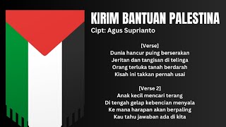 KIRIM BANTUAN PALESTINA - Agus Suprianto