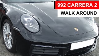 Black Porsche 992 Carrera 2 Review - Entry Level Exterior Walk Around