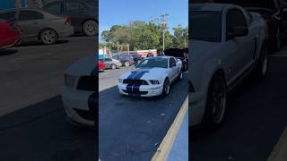 5 MUSTANG GTS DISTURBING THE PEACE LEAVING CAR MEET IN MYRTLE BEACH 🚗🔥  #mustangweek