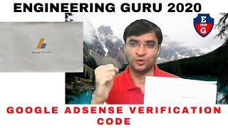 Google AdSense| Verification code| Milestone| Engineering Guru 2020