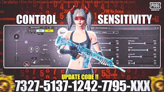 New Update 3.1❤️Best Sensitivity code + Control Settings Pubg Mobile /Bgmi Sensitivity Settings