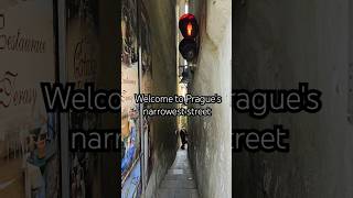 Prague's narrowest street #travel #bucketlist #dream #street #trendingshorts #shortsfeed #viralshots