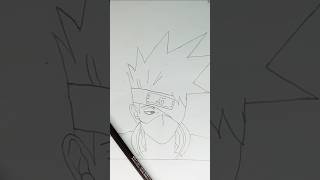 Kakashi Hatake sketching.🔥#kakashi #naruto #anime #satisfying #trending #shorts #shortvideo #art