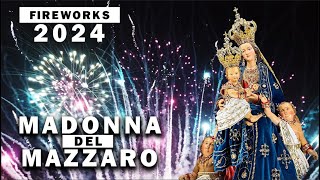 Mazzarino, Madonna del Mazzaro 2024, spettacolo pirotecnico | FIREWORKS