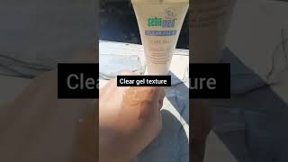 Sebamed clear gel | seba med moisturizer #shorts #youtubeshorts #trending #skincare #viral #oilyskin