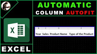 How to Autofit the Column in Excel